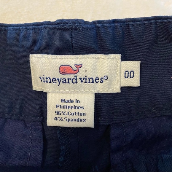 VINEYARD VINES / Navy Blue Chino Everyday Shorts Size 00 - Picture 3 of 11